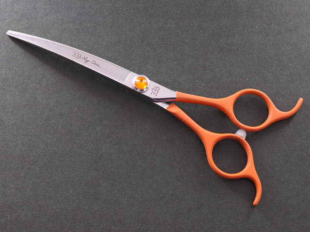 トリミングシザー 333dog-care カーブシザー 卸売 ハサミ 333