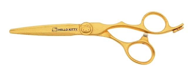 サンリオキャラクターズ ハローキティ 理美容用 6インチシザー SV/PG
