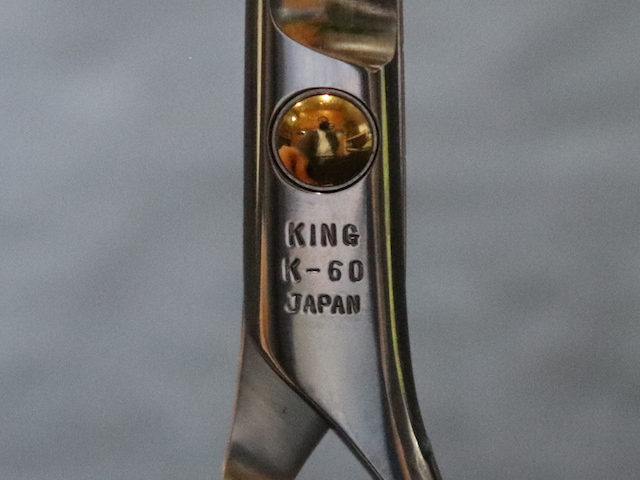 アコス King K60 AKKOHS 美容師用 理容師用 トリマー用 中古シザー